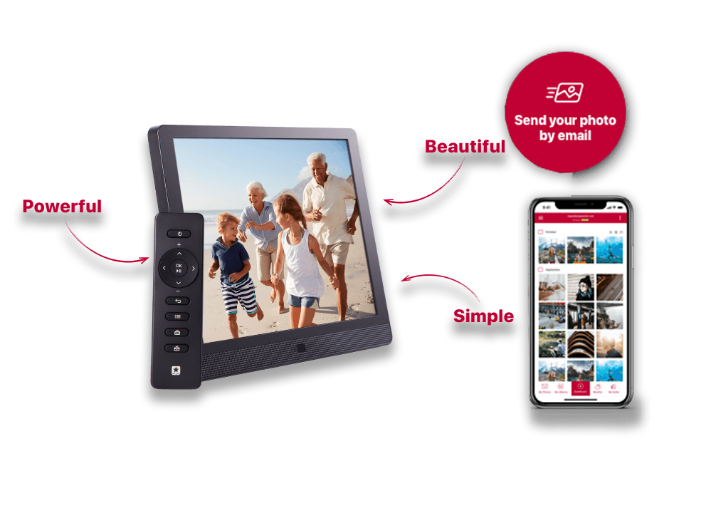 Pix-Star Wi-Fi Cloud Digital Photo Frame