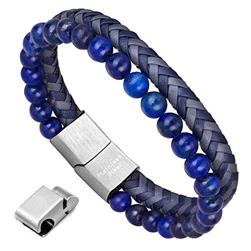 mens leather bracelet